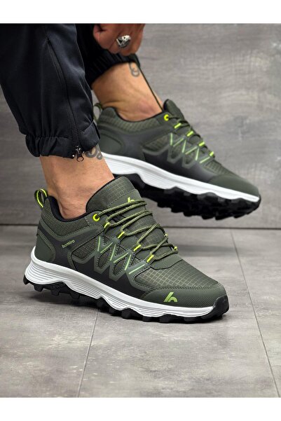 homiro Su Geçirmez Trekking Sneaker Ayakkabı-Haki
