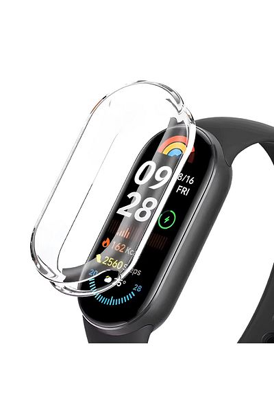 Nezih Case 360 Full Protection Case and Screen Protector Compatible with Xiaomi Mi Band 8 / Mi Band 9