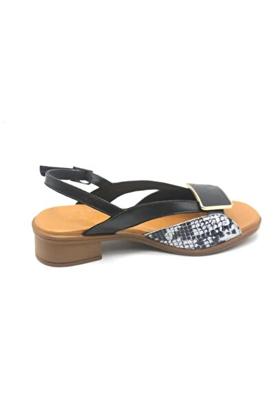 Venüs 24026020 y - Women's Genuine Leather Low Heel Summer Shoes