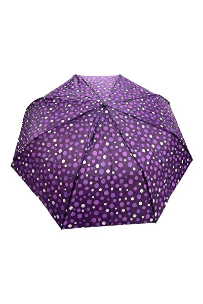 Marlux Mor Nokta Desenli Otomatik Kdın Şemsiye 709794