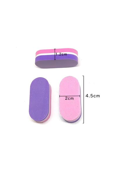 Ocean Tırnak Törpü Mini Buffer Törpü Tırnak Üstü Törpü 50'li