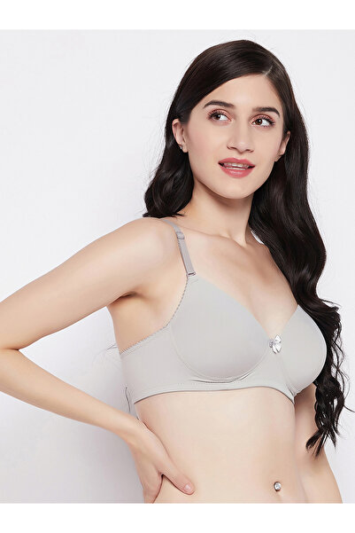 Clovia By Styli Solid Padded Full Cup Wire Free T-shirt Bra