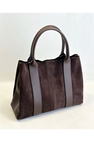 My Easy Shop Geanta de dama MesBag din piele naturala piele intoarsa marime m...