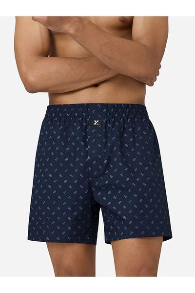 XYXX By Styli Pack of 2 - Ditsy Print Combed Cotton Boxers