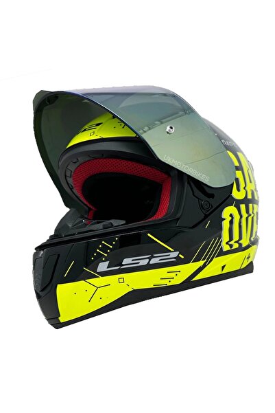 LS2 RAPID PLAYER SARI KASK (SARI+ŞEFFAF CAM)