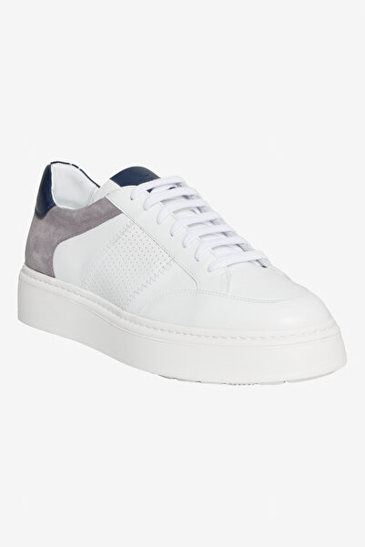 ALTINYILDIZ CLASSICS Altınyıldız Classics %100 Deri Esnek Rahat Taban Sneaker Beyaz AyakkabI