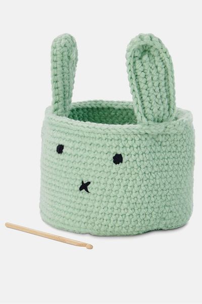 Tchibo Crochet Set Easter Basket, Green