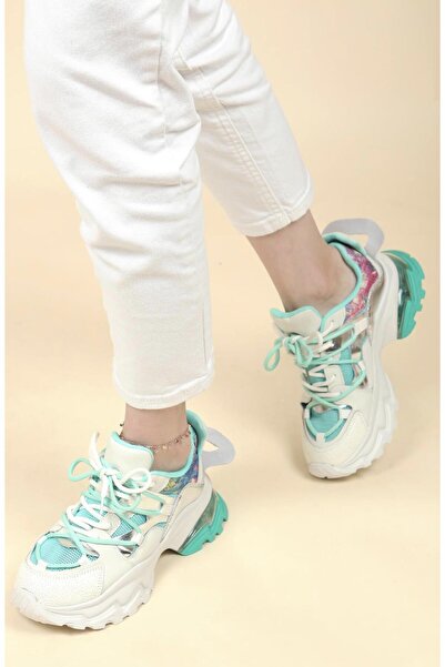 Guja 23y397 Kadın Yüksek Taban Premium Sneaker Spor Ayakkabı