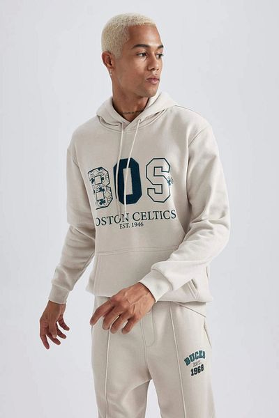 DeFacto A9682 Fit Nba Boston Celtics Sweat Shirt