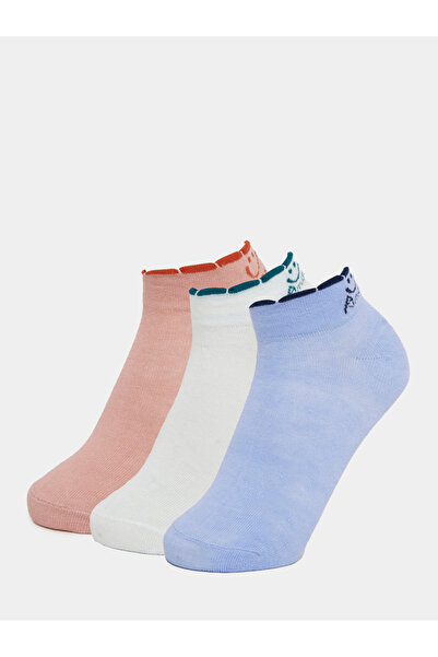 Styli Pack of 3 - Contrast Amor Ankle Length Socks