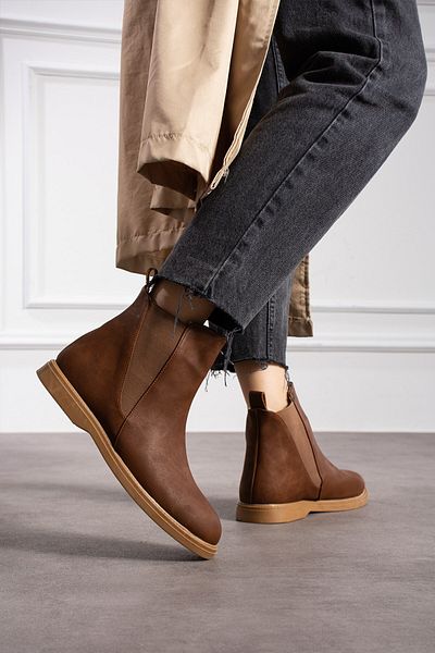 AlbiShoes Γυναικεία ζεστή επένδυση Αντιολισθητική σόλα Σμαραγδένιο ύφασμα Άνετο ελαστικό Easy Wear Casual Γυναικείες μπότες