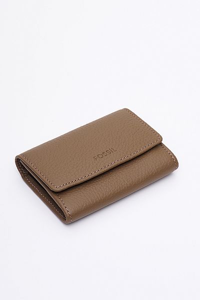 Fossil Genuine Real Leather Women's Card Holder Wallet 8010