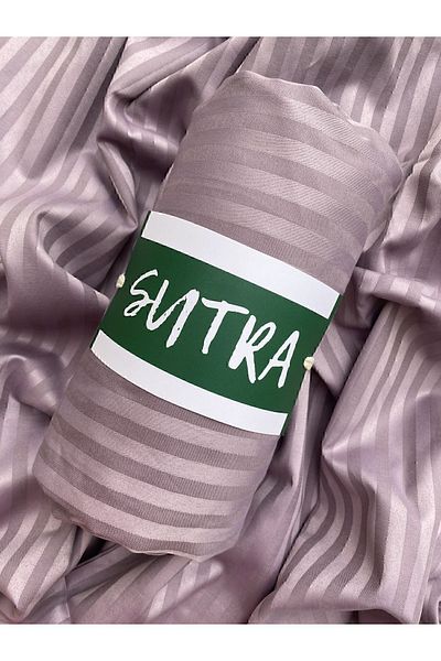 sutra طقم ملاءات سرير مزدوجة من الساتان والقطن 100% مقاس كبير