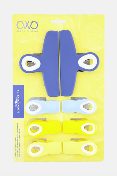 Cook With Color 8 Piece Magnetic Clips, Slate Blue