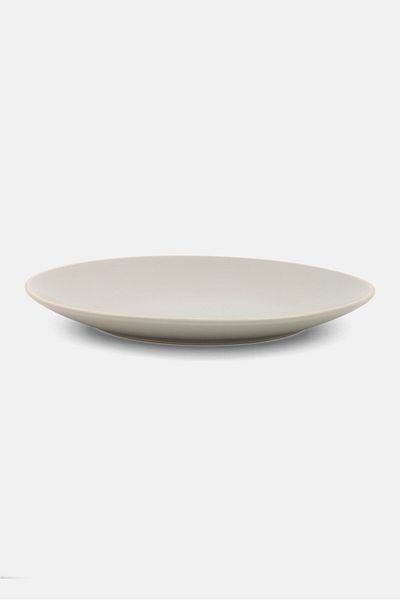 Muy Mucho Stoneware Dessert Plate, Grey