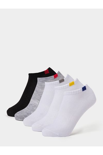Styli Pack of 5 - Contrast Accent Ankle Socks