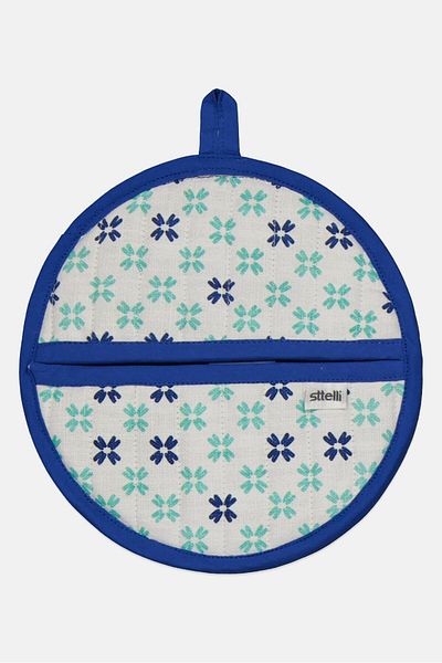 Sttelli Bloom Pot Holder 23 X 23 D Cm, Blue