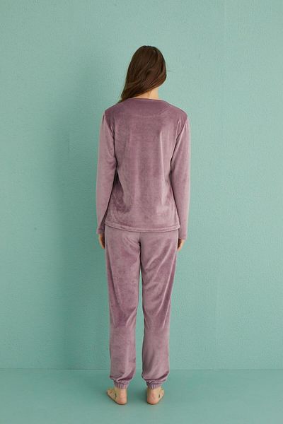gd goldoremi 13164-21 Women's Time to Shine Velvet Pajama Set