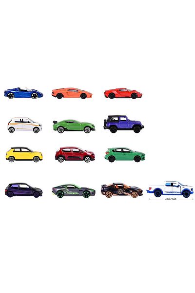 TOYFEST مجموعة هدايا معدنية مكونة من 9 سيارات عادية + 4 سيارات إصدار محدود = 13 سيارة