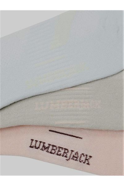 lumberjack Șosete papuci din 3 piese Pnapple 36/40 albastru/portocaliu/bej