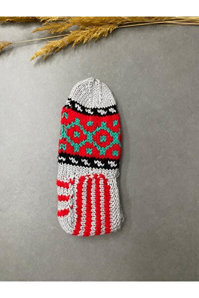 MESKSTORE El Örgüsü Patik Sıcak Tutan Yumuşacık Kışlık Patik 38-40