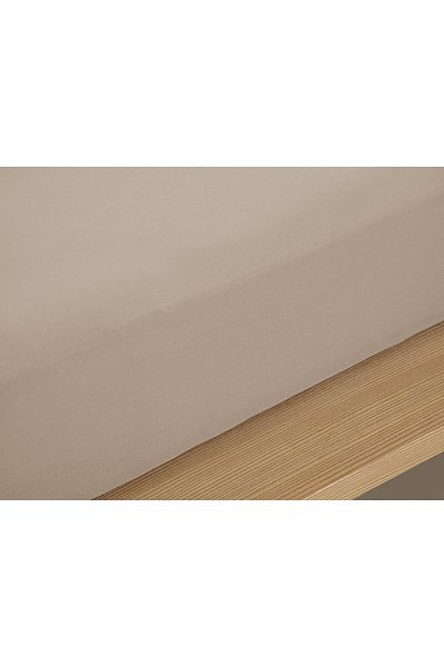 English Home Plain Cotton Single Bed Sheet 160x240 Cm Coffee Foam