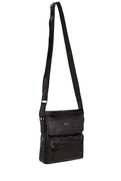 Bilik Deri Black-Croco Men's Messenger Bag Blm08 02
