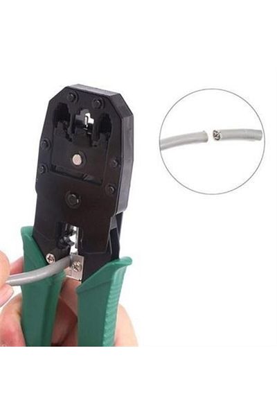 AlbiShoes 3 in 1 Modular Cable Crimping, Peeling and Cutting Pliers Id:2829