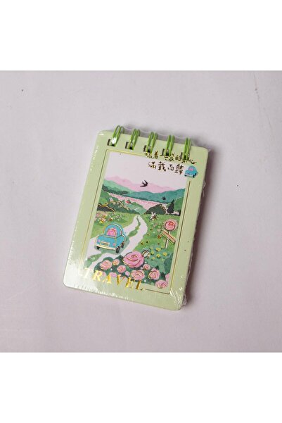Piraye Gift Manzara Tasarımlı Mini Not Defter