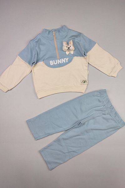 Peki Boy's Organic Cotton Tracksuit Pajama Set - Add 5 Pay 4 Newborn 14769