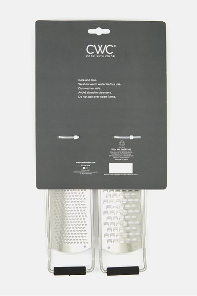 Cook With Color 2 Pc Coarse And Fine Grater Set, Silver