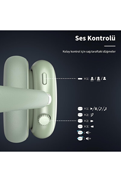 Linktech Hp5 Anc Kulak Üstü Kablosuz Bluetooth Kulaklık