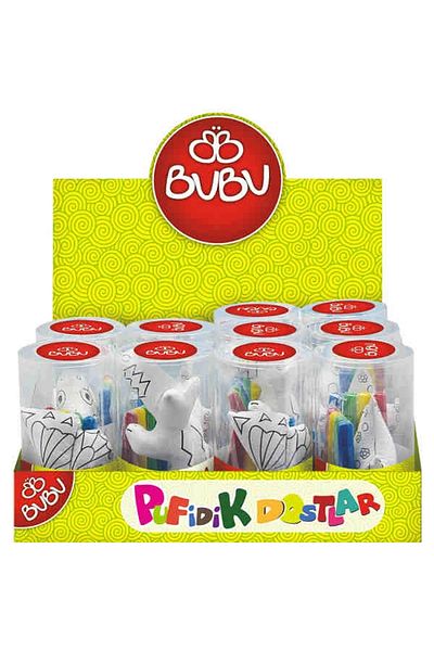 Bubu Pufidik Friends 4-Piece Felt Painting Pen 00068