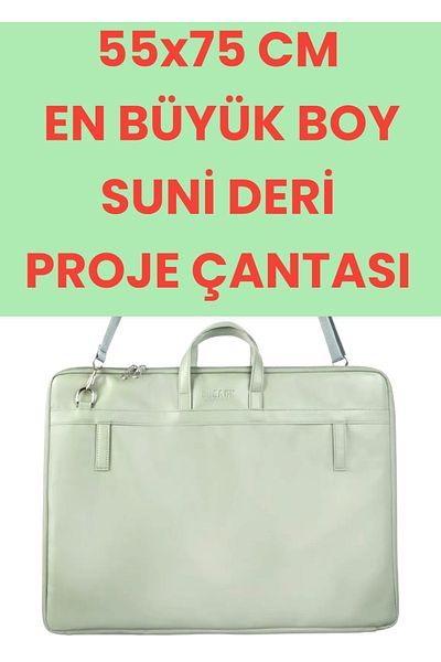 SEYFİKİRTASİYE 55X75 cm Soft Cuni Leather Projecte-Pattery Bag High Quality 100% Quality