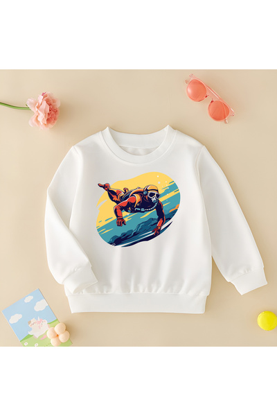 CDA Diver Man Unisex Fată Băiat Bebeluș Hanorac alb