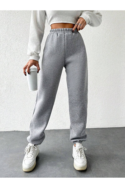 yx yustex sport Γκρι Unisex Φαρδιά Φόρμα Jogger που απομακρύνει τον ιδρώτα