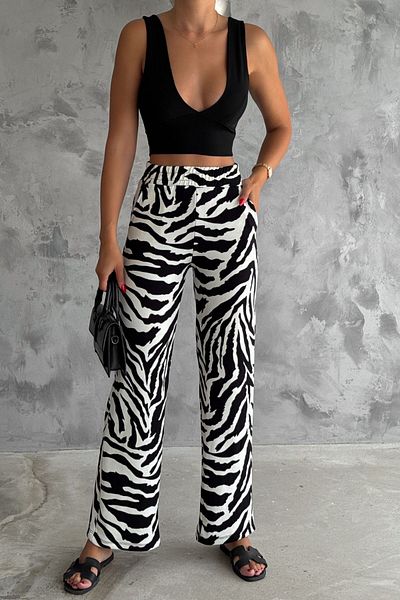 sportiness Women's Knitted Crepe Pants
