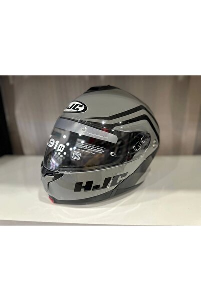 HJC KASK HJC C91N KASK NEPOS MC5 PARLAK GRİ/SİYAH