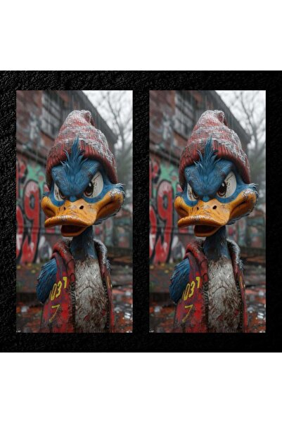 Hobi Butik ARAÇ KAPI DİREĞİ KAPLAMA FOLYOSU - UV BASKILI - 2'Lİ SET - 50X24 CM