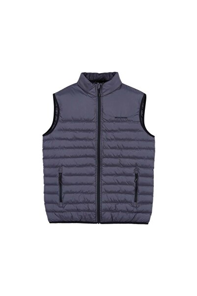 SKECHERS M Essential Vest S202174- Erkek Yelek GRİ
