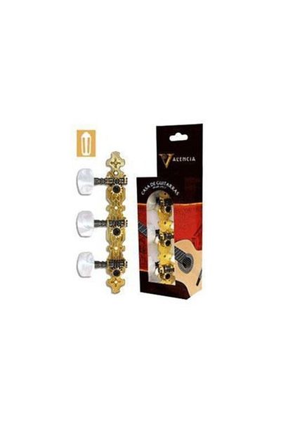 VALENCIA Classic Vcmh0150gd Guitar Ear - 3 Right 3 Left Set, Goal