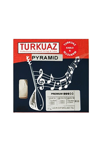 Turkuaz BD320 Piramidalna žica za vezivanje sa dugom ručkom 020 Svila i Bam SET