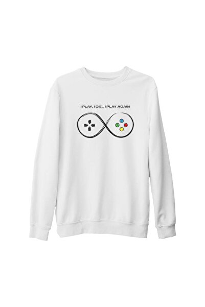 Lord T-Shirt سويت شيرت أبيض سميك للجنسين