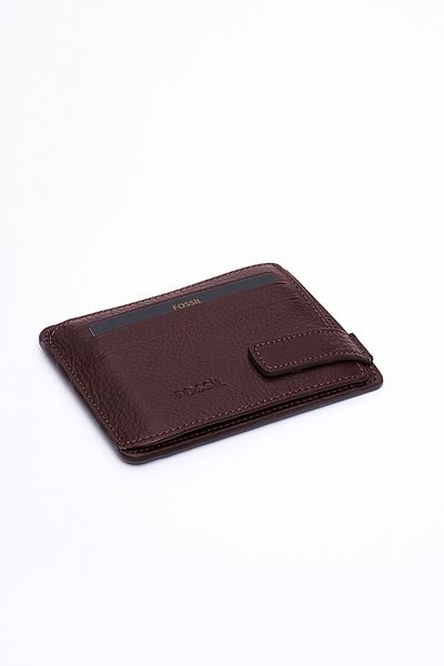 Fossil Men's Card Holder Wallet 8001 - Genuine Real Leather