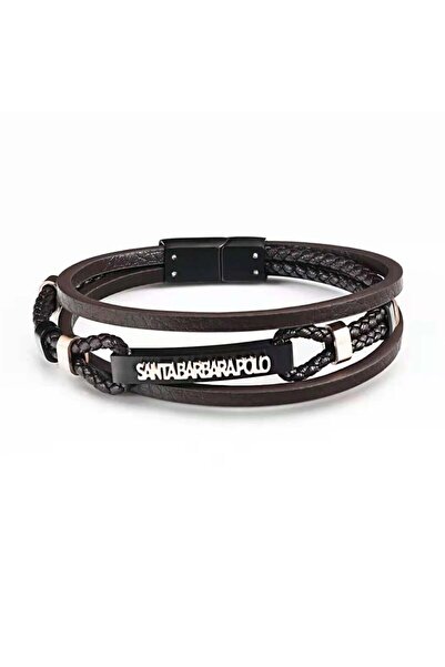 Santa Barbara Polo & Racquet Club Sbj.6.1002.03 Men's Steel Bracelet