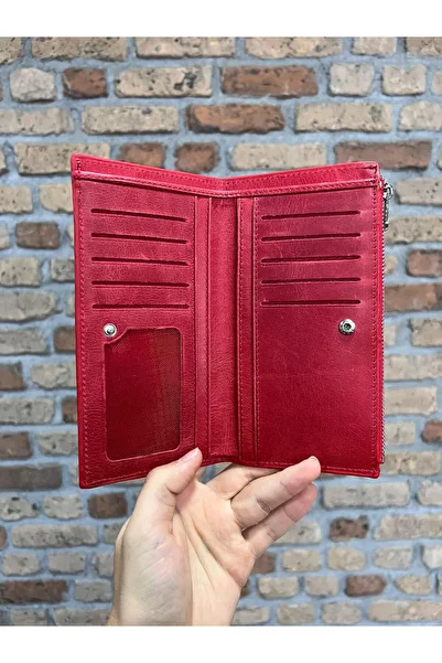 ÖzkanAccessory Crazy Leather Trend Wallet