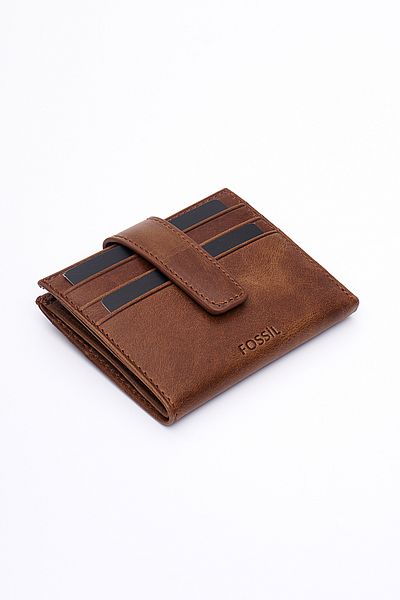 Fossil Men's Card Holder Wallet 8007 - Genuine Real Leather