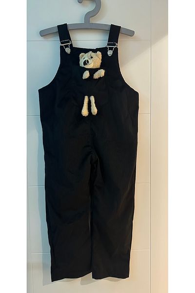 SANTRALBEBE Velvet Teddy Bear Salopet