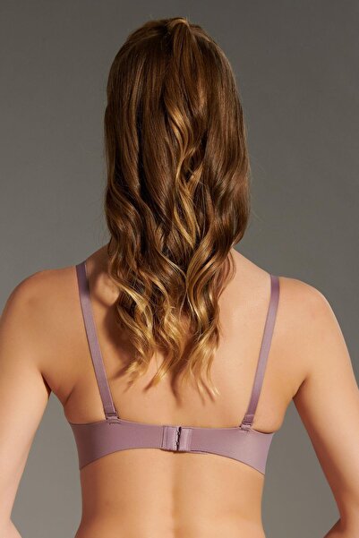 C&City Μη ενσύρματο σουτιέν χωρίς ραφή με καλυμμένο λέιζερ C26145 Dusty Rose