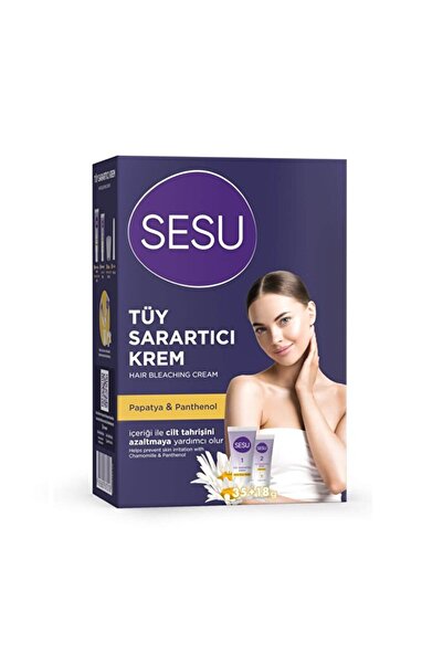 Sesu - Tüy Sarartıcı Krem - - 53 gr